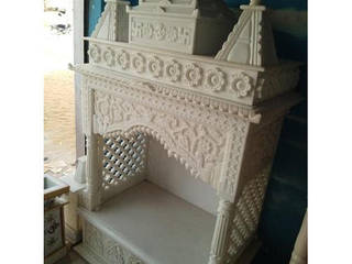 Marble Temple, Grp Marbles Grp Marbles Modern balcony, veranda & terrace Marble