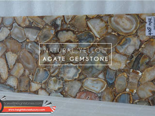 Natural Yellow Agate- height stones luxury, Height Stones Height Stones
