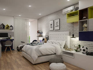 Diseño y decoración de habitaciones infantiles, Cindy Castañeda Cindy Castañeda ห้องนอนเด็ก