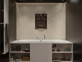 ​Woodstones Bathroom, Борис Ступак Борис Ступак Ванная в стиле лофт Камень