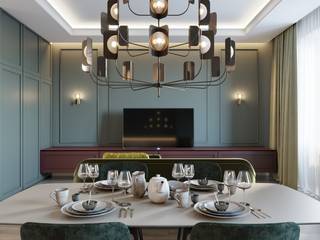 Изумрудные оттенки, Suiten7 Suiten7 Classic style dining room Green