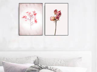 Composiciones de cuadros, TANGERINE WALL TANGERINE WALL Salon scandinave Bois composite Blanc