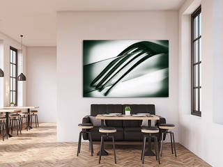 Cuadros para hostelería, TANGERINE WALL TANGERINE WALL Moderne Autohäuser Holz-Kunststoff-Verbund Metallic/Silber