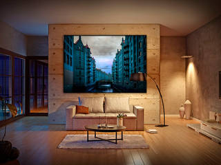 Cuadros para salón, TANGERINE WALL TANGERINE WALL Autres espaces Bois composite Bleu