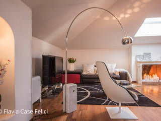 HOME STAGING a Roma - Casa in vendita, Flavia Case Felici Flavia Case Felici 现代客厅設計點子、靈感 & 圖片