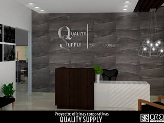 Quality Supply, Creatica 88 Casa Diseño Creatica 88 Casa Diseño Nowoczesne domowe biuro i gabinet Kompozyt drewna i tworzywa sztucznego