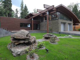 Forester house - современный загородный дом, Роман Леонидов - Архитектурное бюро Роман Леонидов - Архитектурное бюро Country house