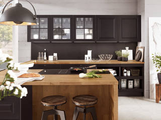 Cocina rústica, Labelle Cuines Labelle Cuines Rustic style kitchen Wood Wood effect