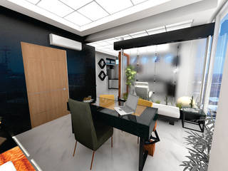 CONSULTORIO MÉDICO ESQUIVEL, Arqca Arqca Minimalistische Arbeitszimmer