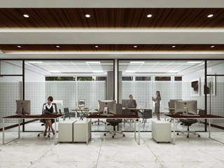 Oficinas corporativas , 2M arquitectos 2M arquitectos Study/office