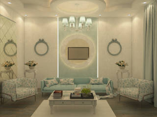 Living room design, Puzzle Puzzle Classic style living room