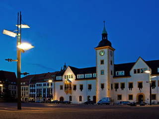 Obermarkt Freiberg | Außenraum, Ruairí O'Brien. LICHTDESIGN. Ruairí O'Brien. LICHTDESIGN. Gewerbeflächen