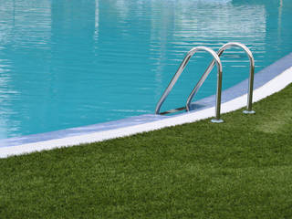 Césped artificial Feelgood®, la mejor solución para zonas de piscina, Albergrass césped tecnológico Albergrass césped tecnológico مسبح حديقة