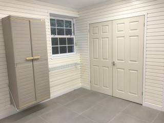 New build garage transforms with help from Garageflex, Garageflex Garageflex Garasi ganda Grey