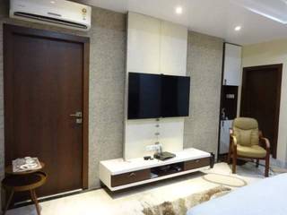 TV Unit Design/ Entertainment Unit for multiple clients in Pune, Loginwood Loginwood Salones de estilo asiático