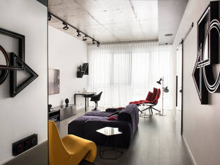 Skolkovo, Geometrix Design Geometrix Design Industrial style living room