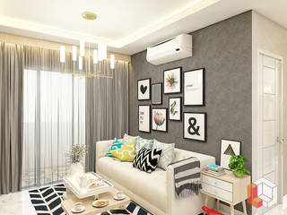 Apartemen Harmoni, Lavrenti Smart Interior Lavrenti Smart Interior Living room