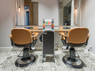 Barbershop und Coiffeur, hysenbergh GmbH | Raumkonzepte Duesseldorf hysenbergh GmbH | Raumkonzepte Duesseldorf Commercial spaces