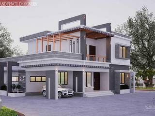 Attractive modern contemporary home designs, Scale And Pencil Scale And Pencil