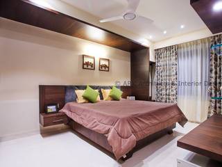Flat at VIP Road, Visakhapatanam, ARK Architects & Interior Designers ARK Architects & Interior Designers Kleines Schlafzimmer