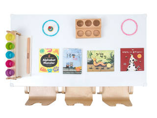 스노우 책상 상세 설명 및 활용 예시, 토끼네집 토끼네집 Dormitorios infantiles modernos