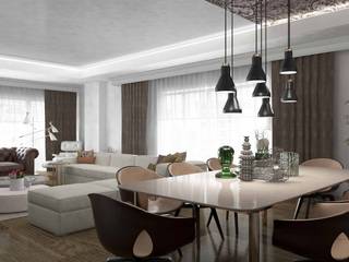Yaman Residential, Pebbledesign / Çakıltașları Mimarlık Tasarım Pebbledesign / Çakıltașları Mimarlık Tasarım Modern Oturma Odası