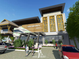 Hotel Amartha - Manado, Hanry_Architect Hanry_Architect พื้นที่เชิงพาณิชย์