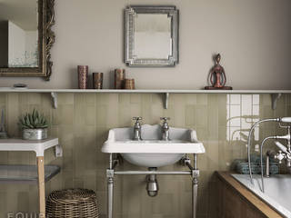 Equipe Ceramicas Baños de estilo clásico Cerámico Verde