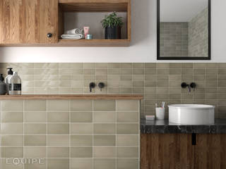 Equipe Ceramicas Baños de estilo clásico Cerámico Verde