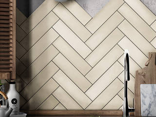 Equipe Ceramicas Cocinas de estilo clásico Cerámico Beige