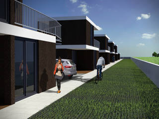Cork Surf Houses, goodmood - Soluções de Habitação goodmood - Soluções de Habitação Multi-Family house