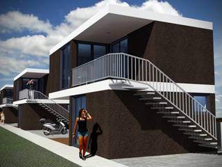 Cork Surf Houses, goodmood - Soluções de Habitação goodmood - Soluções de Habitação Multi-Family house