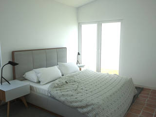 Habitação Unifamiliar, Aljustrel, goodmood - Soluções de Habitação goodmood - Soluções de Habitação Modern Bedroom