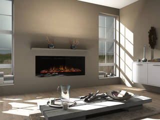 Paris Einbaukamin - Noble Flame Elektrokamin, muenkel design - Elektrokamine aus Großentaft muenkel design - Elektrokamine aus Großentaft Modern living room