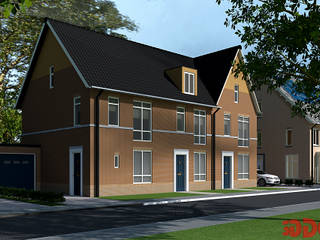 Nieuwbouw woningen, 3DDOC 3DDOC Casas multifamiliares Ladrillos