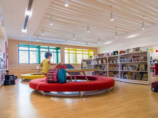 New American school Elementary Library , dal design office dal design office مساحات تجارية