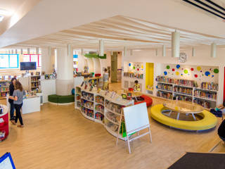 New American school Elementary Library , dal design office dal design office مساحات تجارية