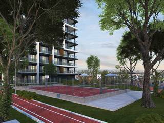 Lema Evleri, Mimayris Proje ve Yapı Ltd. Şti. Mimayris Proje ve Yapı Ltd. Şti. アプローチ ゴム 緑