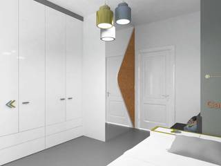 Bosnalı Kids Room, Pebbledesign / Çakıltașları Mimarlık Tasarım Pebbledesign / Çakıltașları Mimarlık Tasarım Erkek çocuk yatak odası
