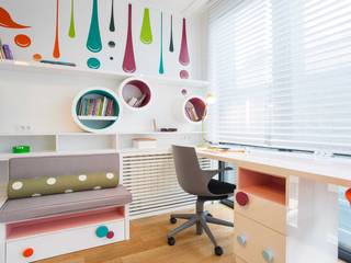 Çollak Kids Room, Pebbledesign / Çakıltașları Mimarlık Tasarım Pebbledesign / Çakıltașları Mimarlık Tasarım Kız çocuk yatak odası