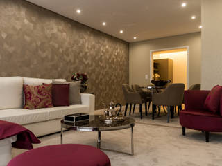 Apartamento Barcelos, NOZ-MOSCADA INTERIORES NOZ-MOSCADA INTERIORES Classic style living room