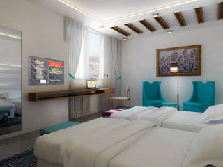 Bedroom design, ARCHI-SERVICE ARCHI-SERVICE Dormitorios de estilo mediterráneo Madera Acabado en madera