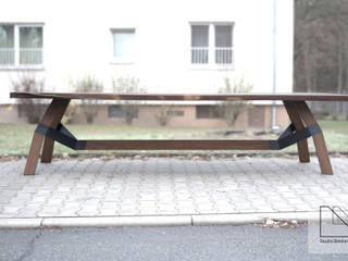 Leeftafel, Studio Bekkers Studio Bekkers Industrial style kitchen Metal