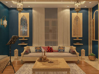 Arabian Sitting design, Puzzle Puzzle Modern living room