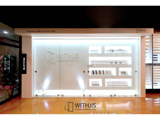 위드지스 청주전시장 주식회사바렘 , WITHJIS(위드지스) WITHJIS(위드지스) Moderne Arbeitszimmer Aluminium/Zink Weiß