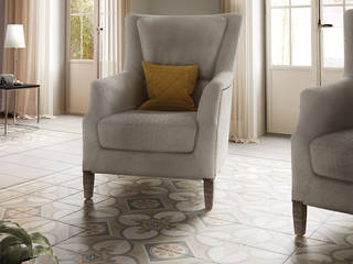 Caprice, Equipe Ceramicas Equipe Ceramicas Eclectic style living room Tiles