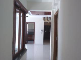 Apartment @ Lancor, Chennai, Uncut Design Lab Uncut Design Lab Classic style corridor, hallway and stairs