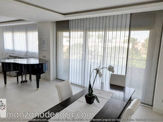 Instalación de casa completa en Madrid, Manzanodecora Manzanodecora Salas de estar modernas