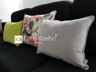 Projeto de Moradia em Famalicão, Atelier Kátia Koelho Atelier Kátia Koelho 现代客厅設計點子、靈感 & 圖片