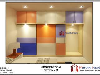 residential Projects , Maruthi Interio Maruthi Interio Kleine slaapkamer